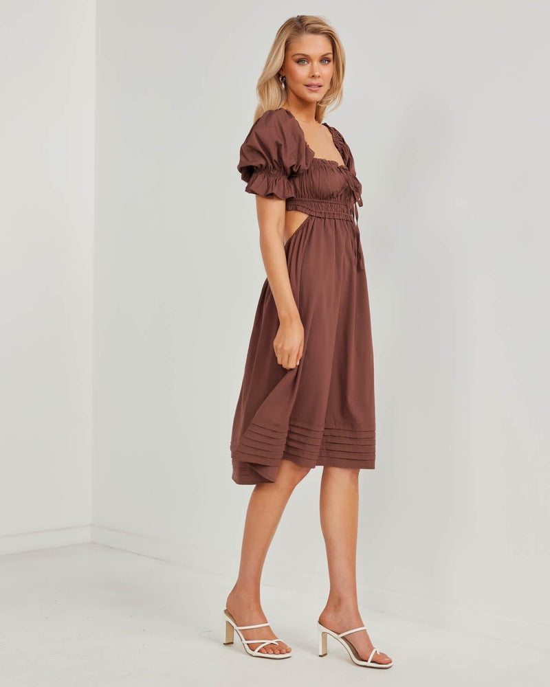 Janice Dress-Brown